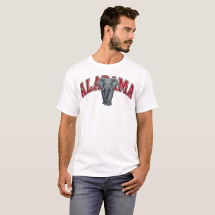 Camiseta masculina Alabama Elephant Camiseta clá