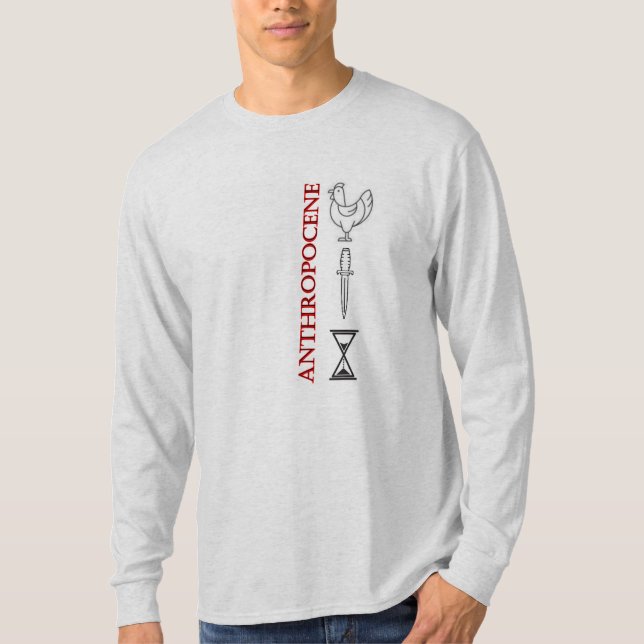 Camiseta masculina ANTHRPOCENE (Anverso)