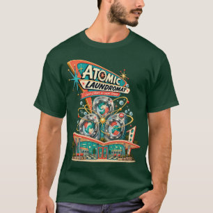 Camiseta masculina Atomic Laundromat Retro de lava