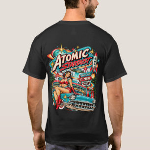 Camiseta masculina Atomic Stardust 1950s Space Age