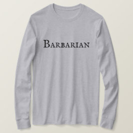 Camiseta masculina "bárbara"