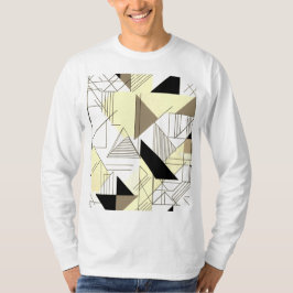 Camiseta Masculina Básica Abstrato 2 Manga Longa