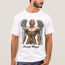 Camiseta Masculina Básica Arcanjo Miguel