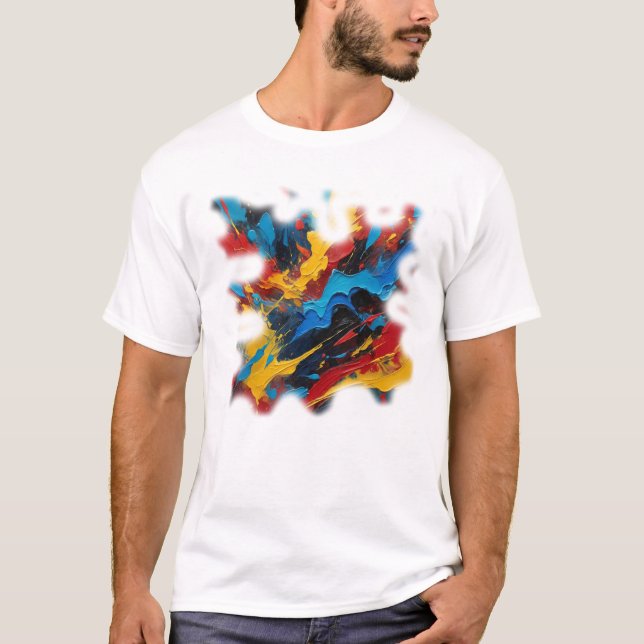 Camiseta Masculina Básica Arte Expressão (Anverso)