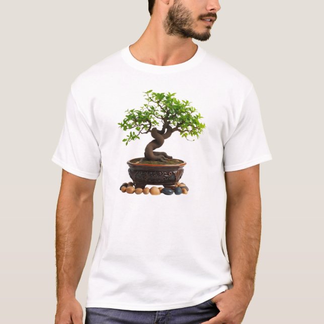 Camiseta Masculina Básica Bonsai-2 (Anverso)
