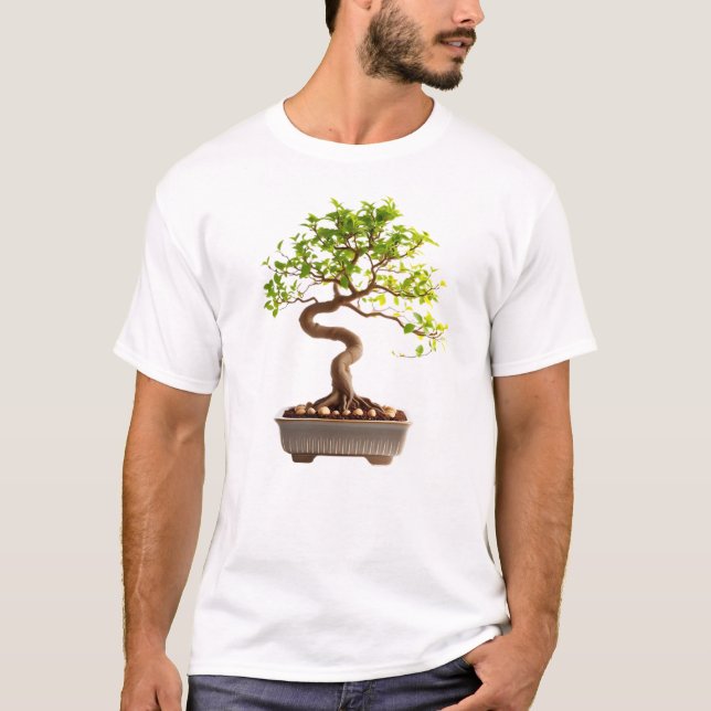 Camiseta Masculina Básica Bonsai-3 (Anverso)