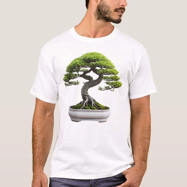 Camiseta Masculina Básica Bonsai-4 (Anverso)