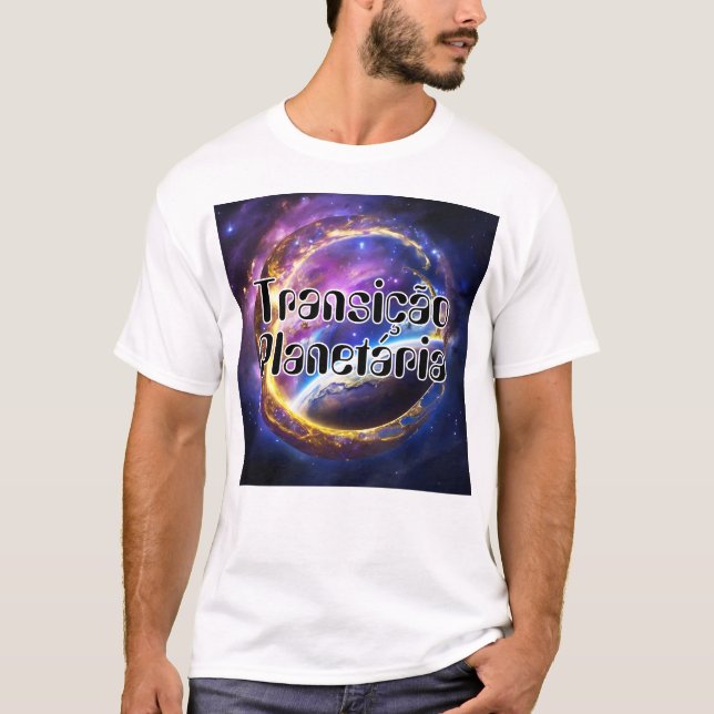 Camiseta Masculina Básica Transição Planetária-2 (Anverso)