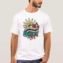 Camiseta masculina, blanca