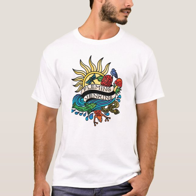 Camiseta masculina, blanca (Anverso)