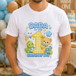 Camiseta masculina Blue Dada del cumpleañero