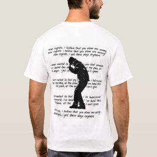 Camiseta masculina com estampa nas costas estética