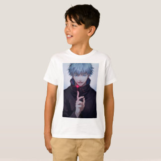 camiseta masculina con diseño de anime