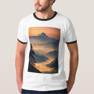 Camiseta masculina con diseño del Everest