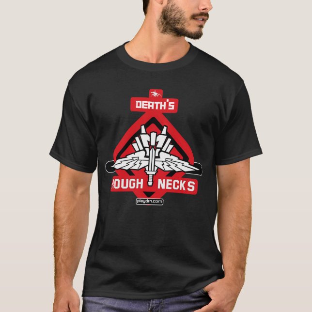 Camiseta masculina con gran logo de DRN. (Anverso)