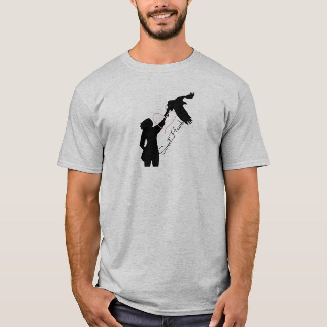 Camiseta masculina con logotipo de SweetHawk (Anverso)