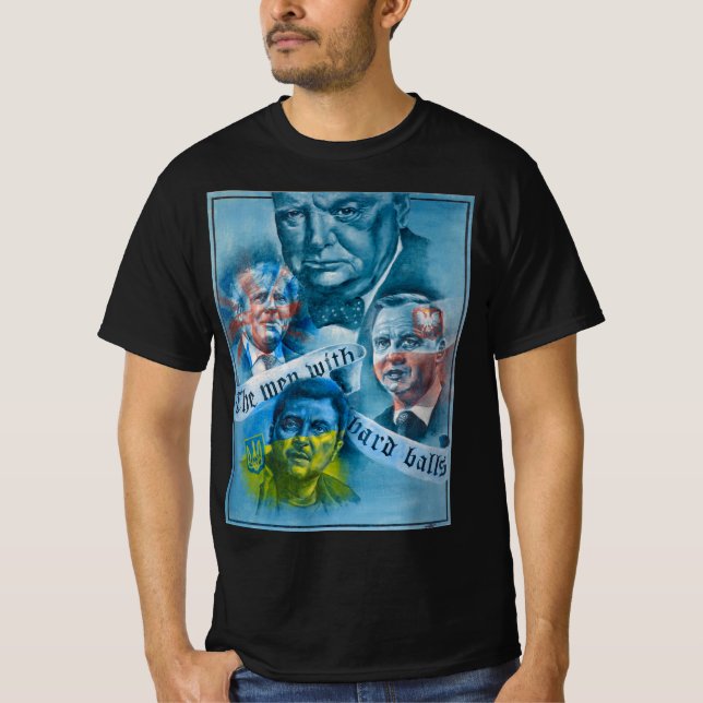 Camiseta masculina con una buena impresión de arte (Anverso)
