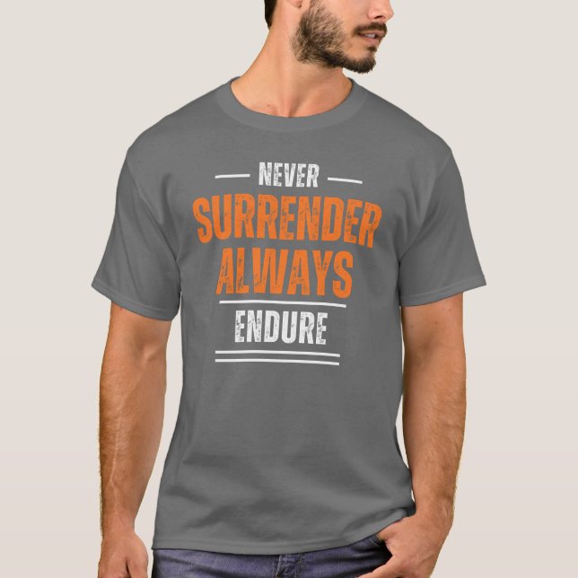 Camiseta masculina con una declaración (Anverso)