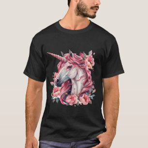 Camiseta masculina con unicornio.