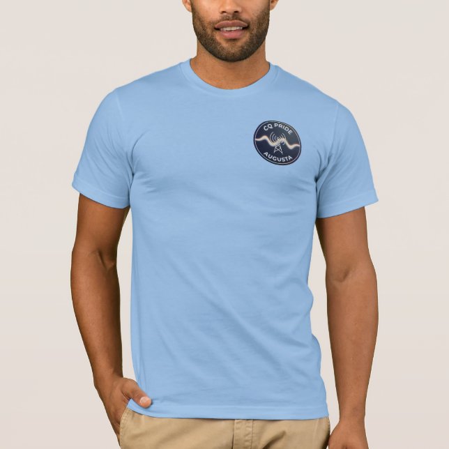 Camiseta masculina CQ Pride Augusta (Anverso)