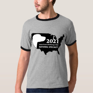Camiseta masculina de ABC 2021 con recorte de cont