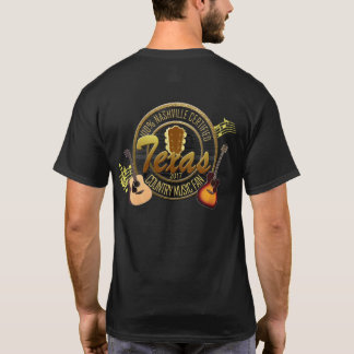 Camiseta masculina de aficionados a la música coun