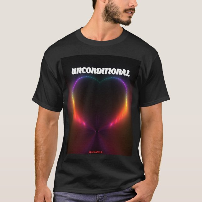 Camiseta masculina de amor inCONDICIONAL (Anverso)