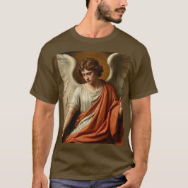 Camiseta masculina de ángel del Renacimiento clási