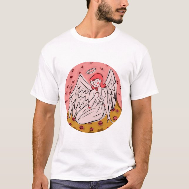 Camiseta masculina de Angel Esther (Anverso)