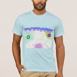 Camiseta masculina de arte impresionista de galaxi