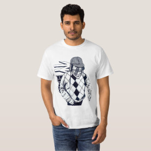 Camiseta masculina de arte urbano - Desi gráfico a