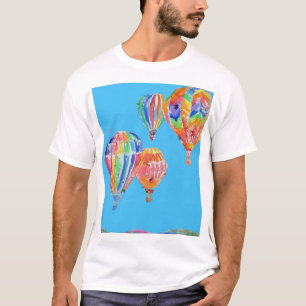 Camiseta masculina de Balón de aire caliente Water