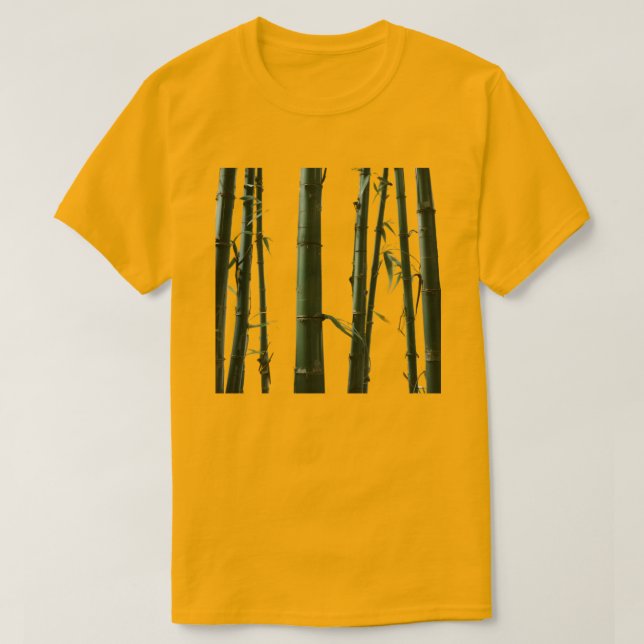 Camiseta masculina de bambú exótico (Diseño del anverso)