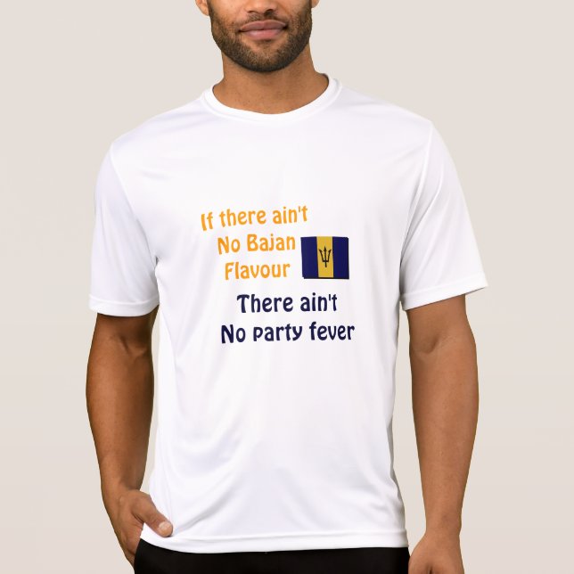 Camiseta masculina de Barbados (Anverso)