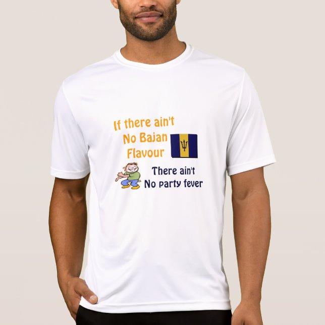 Camiseta masculina de Barbados (Anverso)