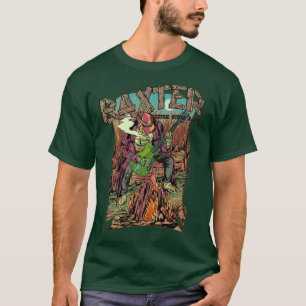 Camiseta masculina de Baxter Robot Cowboy