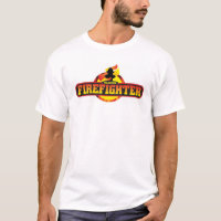 Camiseta masculina de bombero voluntario