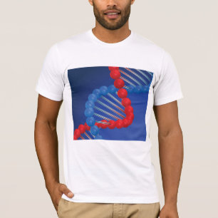 Camiseta masculina de cadena de ADN