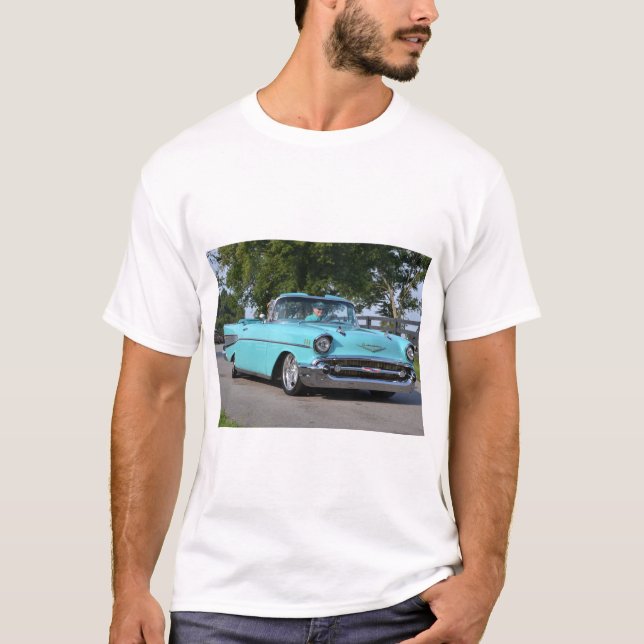 Camiseta masculina de Chevrolet 1957 (Anverso)