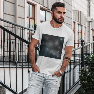 Camiseta masculina de cielo nocturno