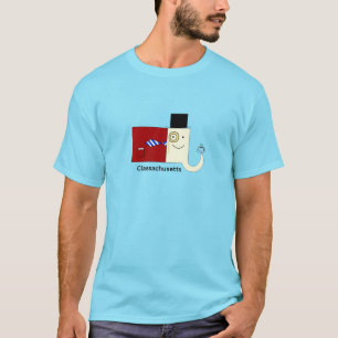 Camiseta masculina de Classachusetts Massachusetts