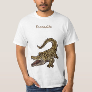 Camiseta masculina de cocodrilo