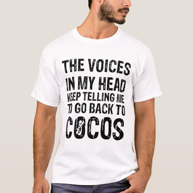 Camiseta masculina de Coco's Voices (Anverso)