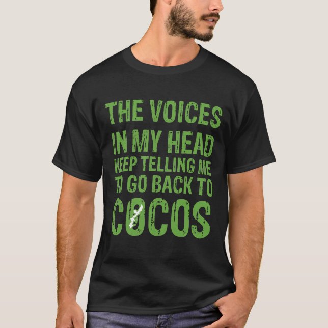 Camiseta masculina de Coco's Voices (Anverso)