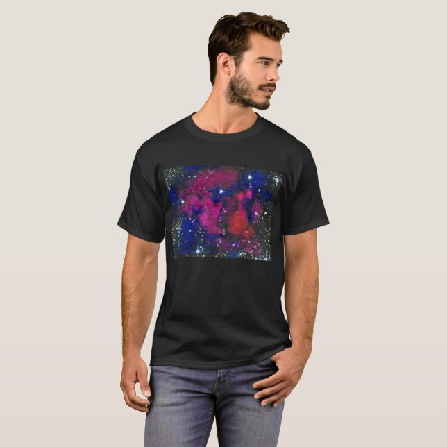 Camiseta masculina de Dark Matter (Anverso completo)