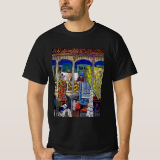 Camiseta masculina de diseño de arte único, súper 