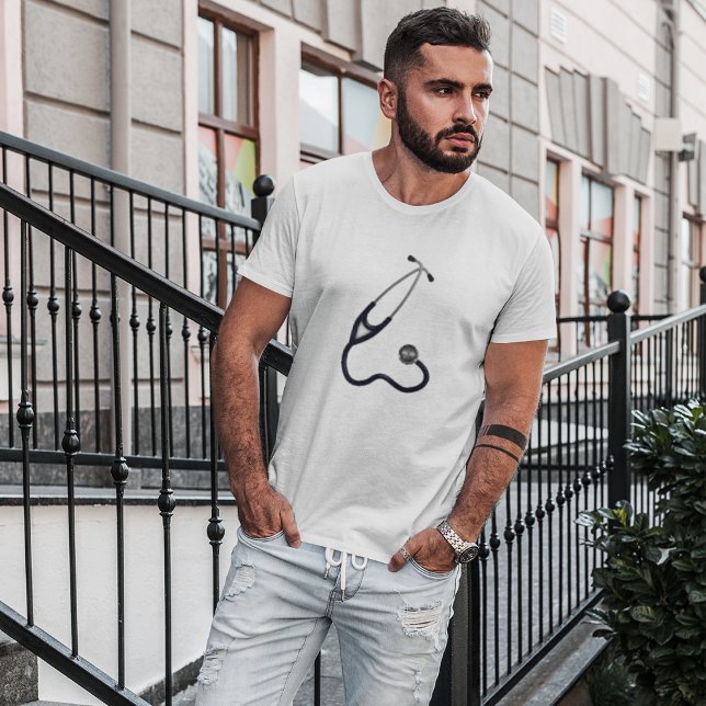 Camiseta masculina de estetoscopio (Subido por el creador)