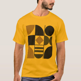 Camiseta masculina de formas surtidas