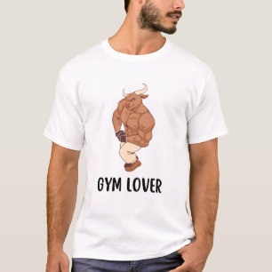 Camiseta masculina de Gym Lover Bull