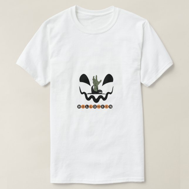 camiseta masculina de halloween (Diseño del anverso)